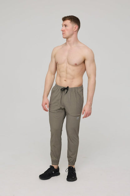 Elite Everyday Activewear Joggers - Khaki - OOSC Clothing - USA