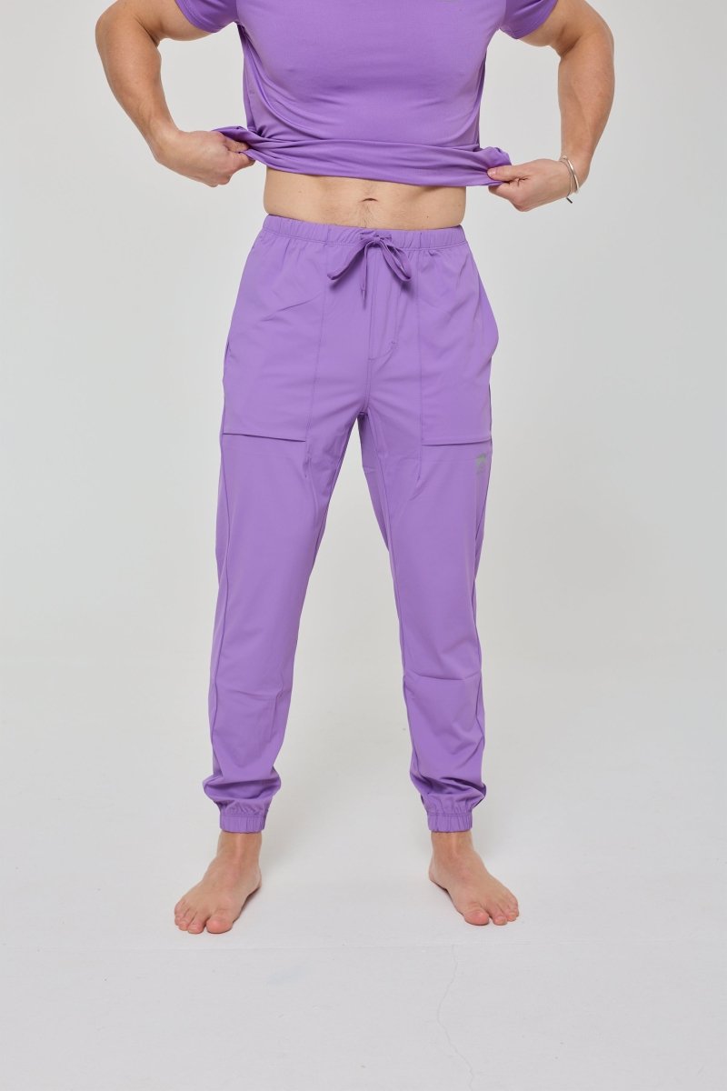 Elite Everyday Activewear Joggers - Purple - OOSC Clothing - USA
