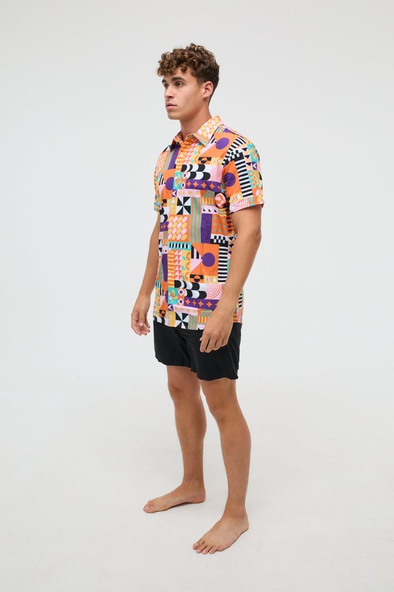 Endless Summer Men's Short Sleeve Shirt - OOSC Clothing - USA