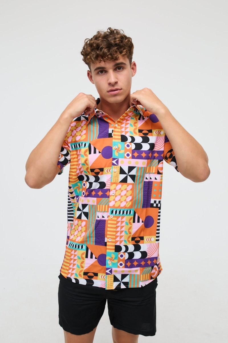 Endless Summer Men's Short Sleeve Shirt - OOSC Clothing - USA
