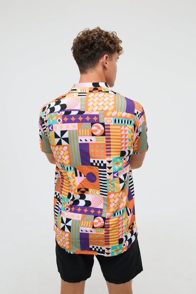 Endless Summer Men's Short Sleeve Shirt - OOSC Clothing - USA