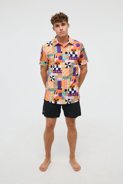 Endless Summer Men's Short Sleeve Shirt - OOSC Clothing - USA
