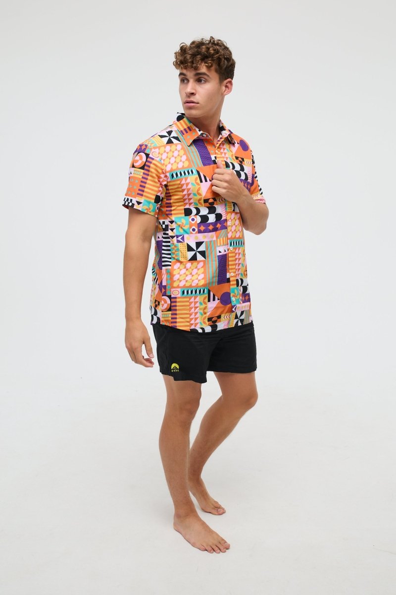 Endless Summer Men's Short Sleeve Shirt - OOSC Clothing - USA