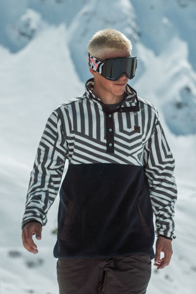 Fall Line Fleece Black - Men's - OOSC Clothing - USA