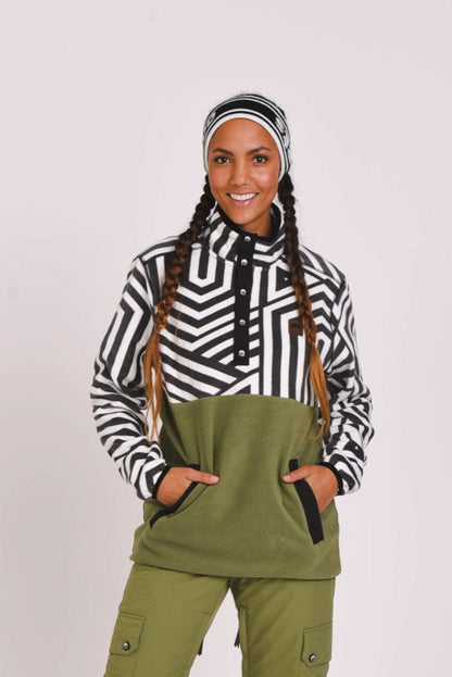 Fall Line Fleece Khaki - Women's - OOSC Clothing - USA