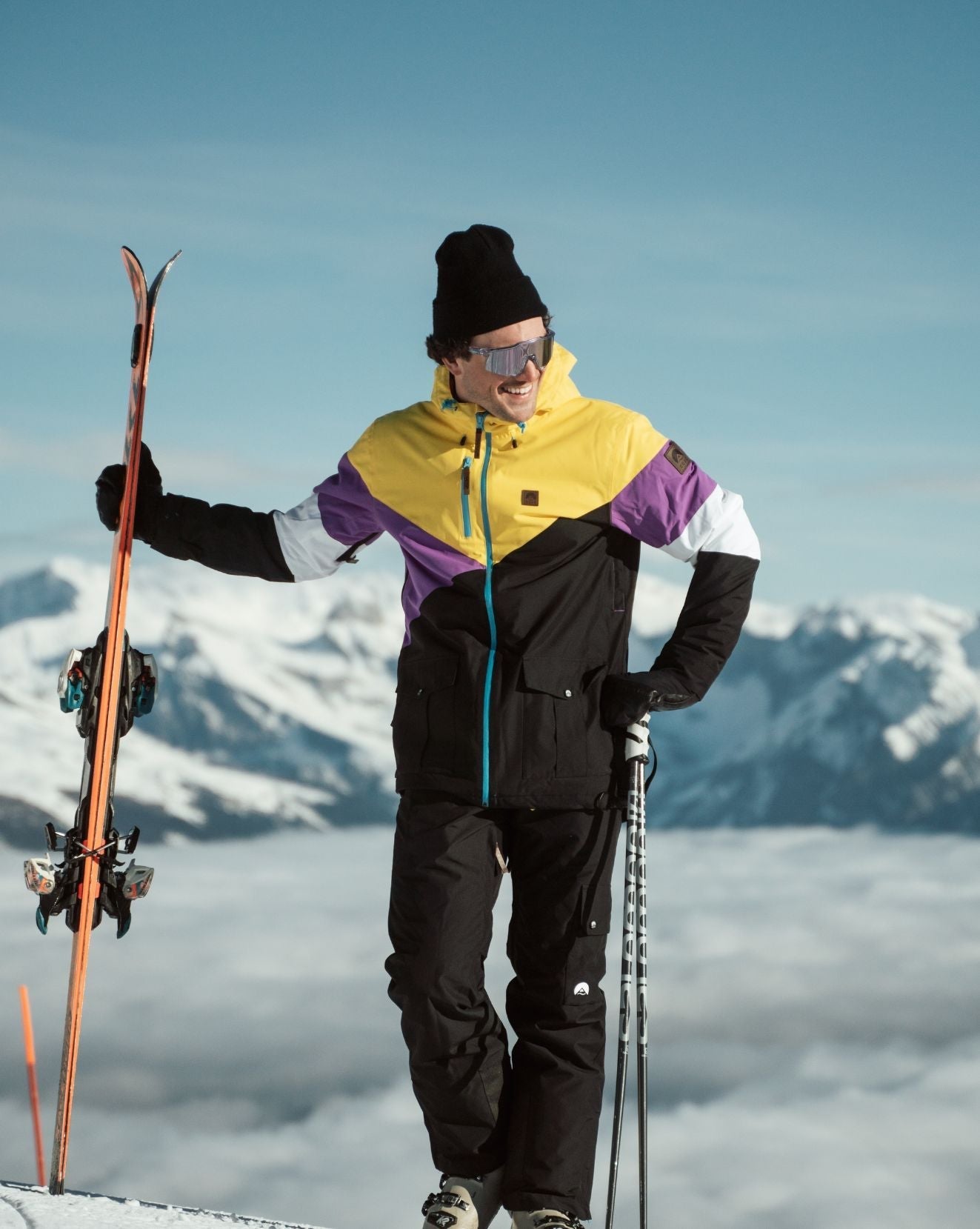 Fresh Pow Men's Ski & Snowboard Pants - Black - OOSC Clothing - USA