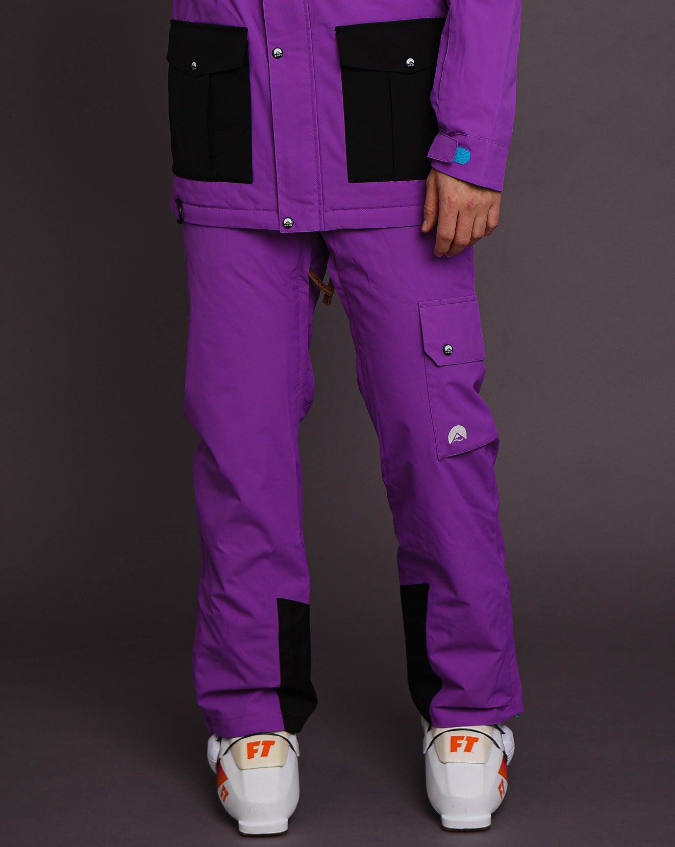 Fresh Pow Men's Ski & Snowboard Pants - Purple - OOSC Clothing - USA