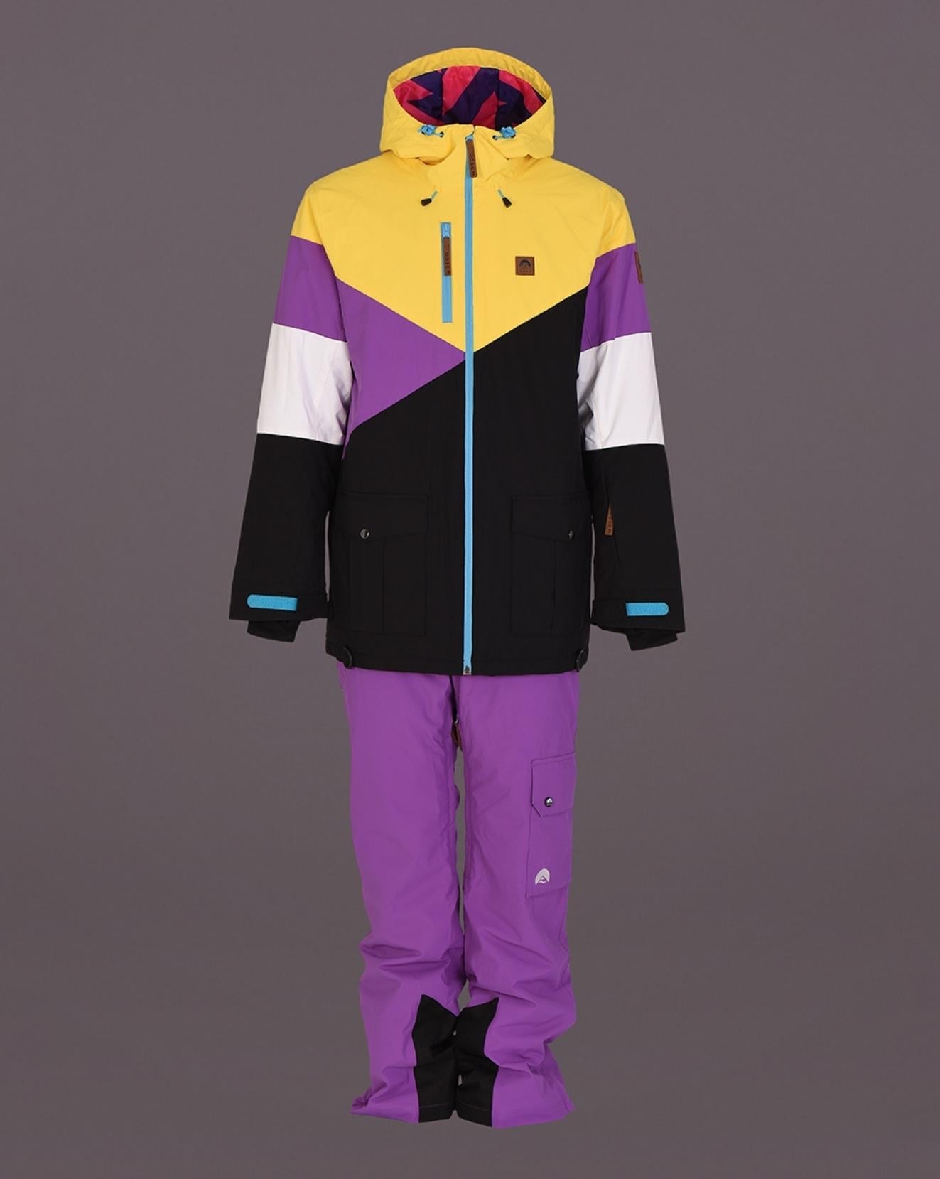 Fresh Pow Men's Ski & Snowboard Pants - Purple - OOSC Clothing - USA