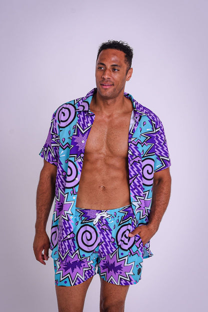 Fresh Prince Men's Swim Shorts - OOSC Clothing - USA