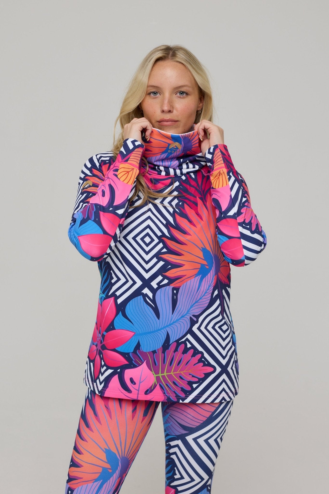 High Neck Baselayer Top Big Poppa - Women's - OOSC Clothing - USA