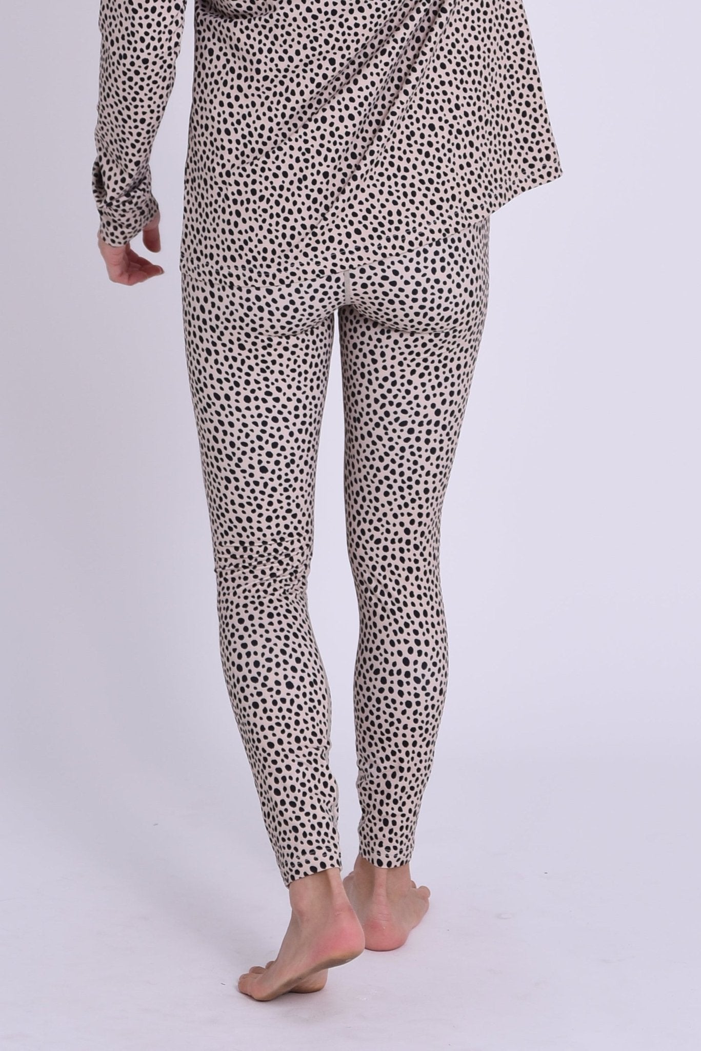 High Neck Baselayer Top Cheetah - Women's - OOSC Clothing - USA