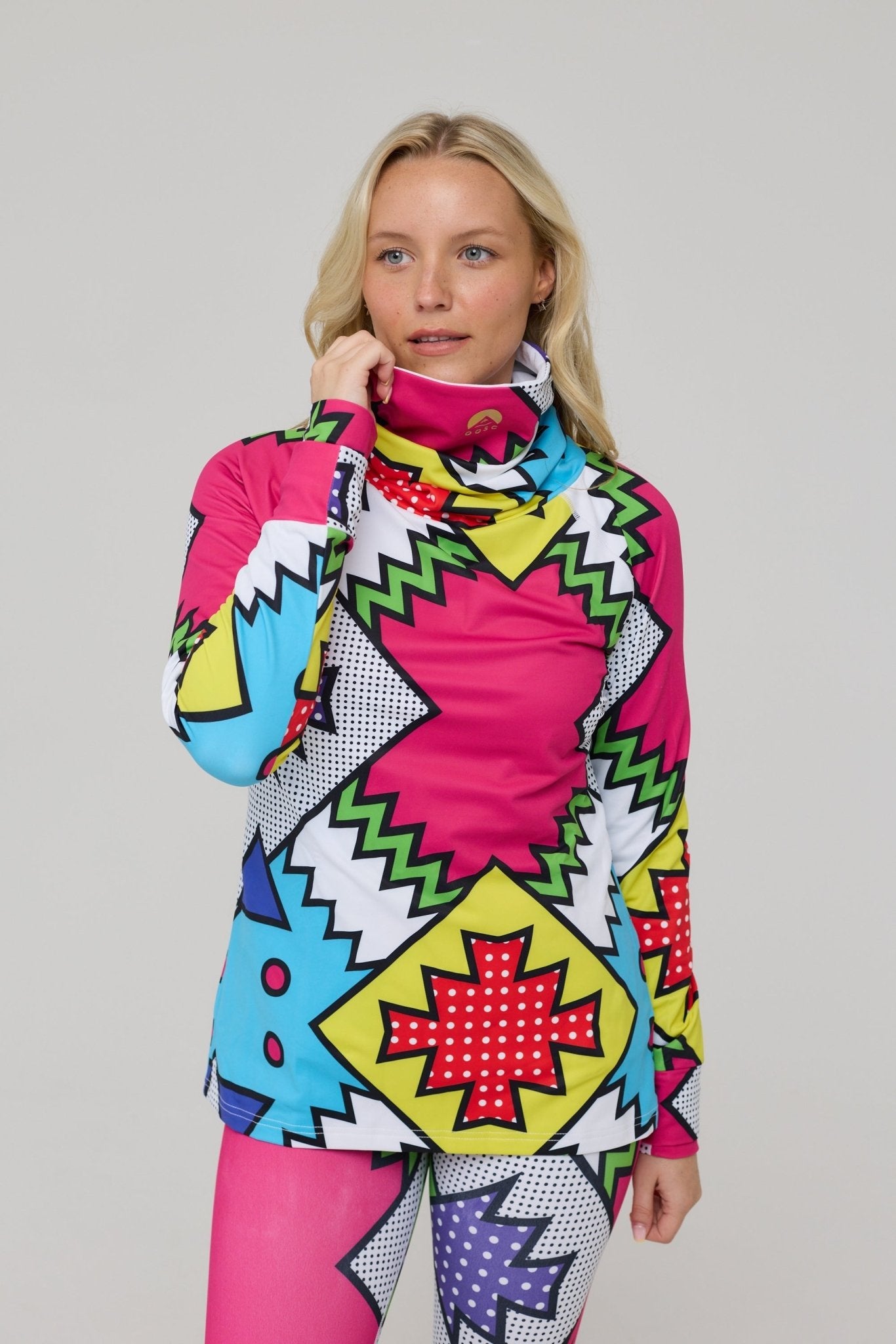 High Neck Baselayer Top Day Tripper - OOSC Clothing - USA