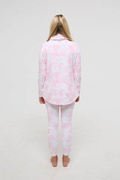 High Neck Baselayer Top - Pink Signature Collection Women's - OOSC Clothing - USA