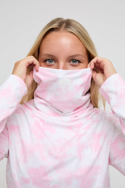 High Neck Baselayer Top - Pink Signature Collection Women's - OOSC Clothing - USA
