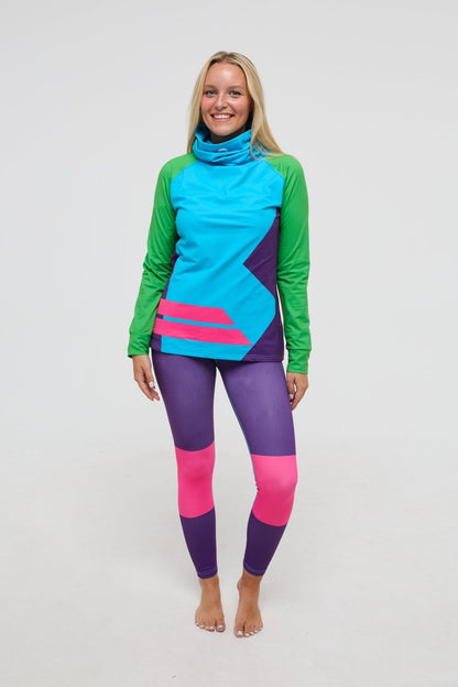 High Neck Baselayer Top - Powder Hound Women's - OOSC Clothing - USA