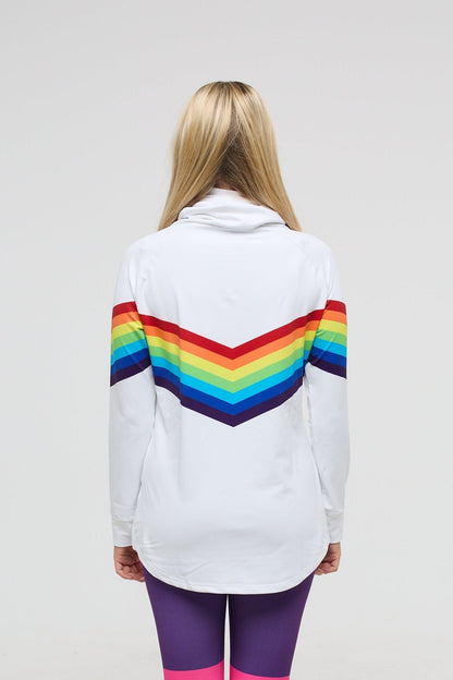 High Neck Baselayer Top Rainbow Road - Women's - OOSC Clothing - USA