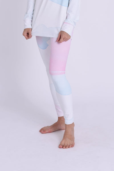 High Neck Baselayer Top Watercolour - Women's - OOSC Clothing - USA