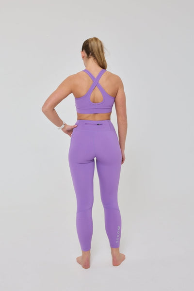 High Support Elite Crossback Sports Bra - Purple - OOSC Clothing - USA