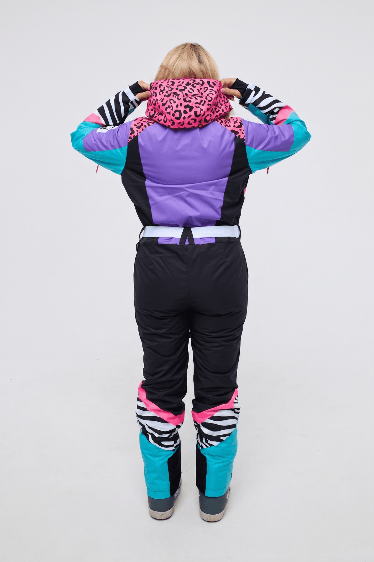 Hotel California Pink Shaped Women's Ski Suit - OOSC Clothing - USA