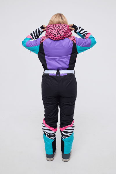 Hotel California Pink Shaped Women's Ski Suit - OOSC Clothing - USA