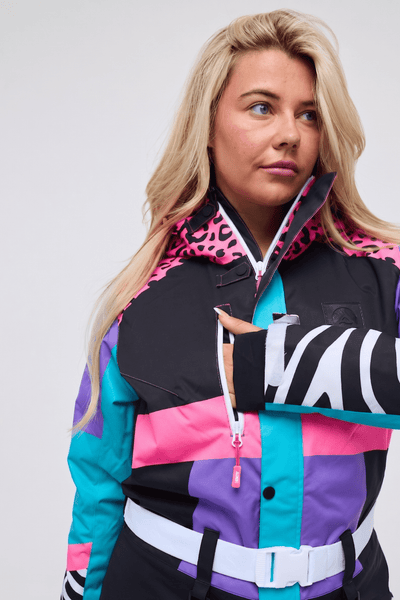 Hotel California Pink Women's Ski Suit - OOSC Clothing - USA