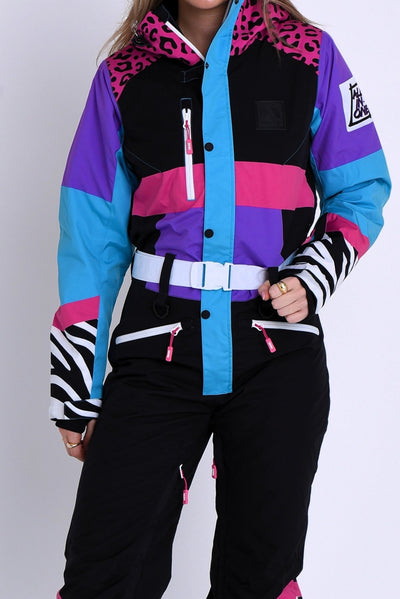 Hotel California Pink Women's Ski Suit - OOSC Clothing - USA