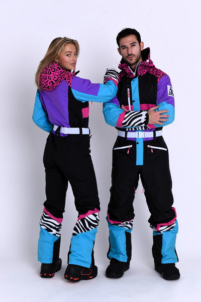 Hotel California Pink Women's Ski Suit - OOSC Clothing - USA