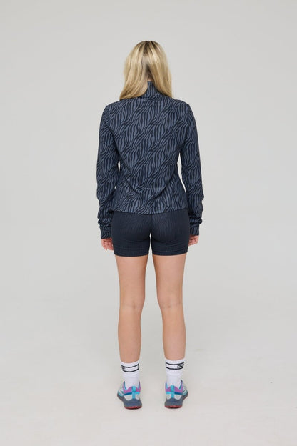 Infinite Cropped Zipped Jacket - Black Tiger - OOSC Clothing - USA