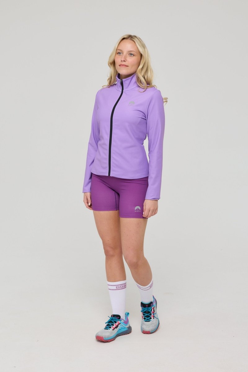 Infinite Cropped Zipped Jacket - Purple - OOSC Clothing - USA