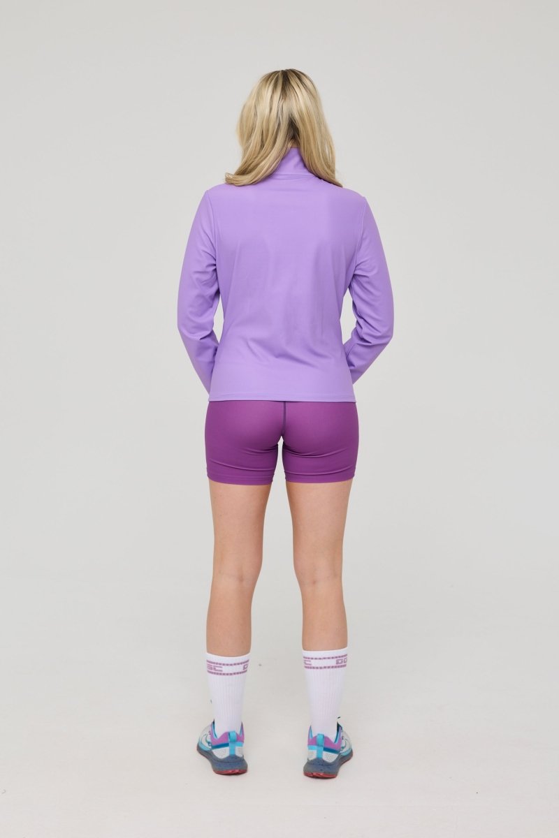 Infinite Cropped Zipped Jacket - Purple - OOSC Clothing - USA