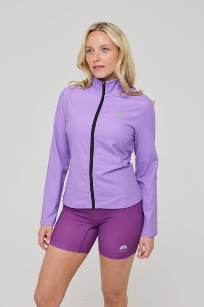 Infinite Cropped Zipped Jacket - Purple - OOSC Clothing - USA