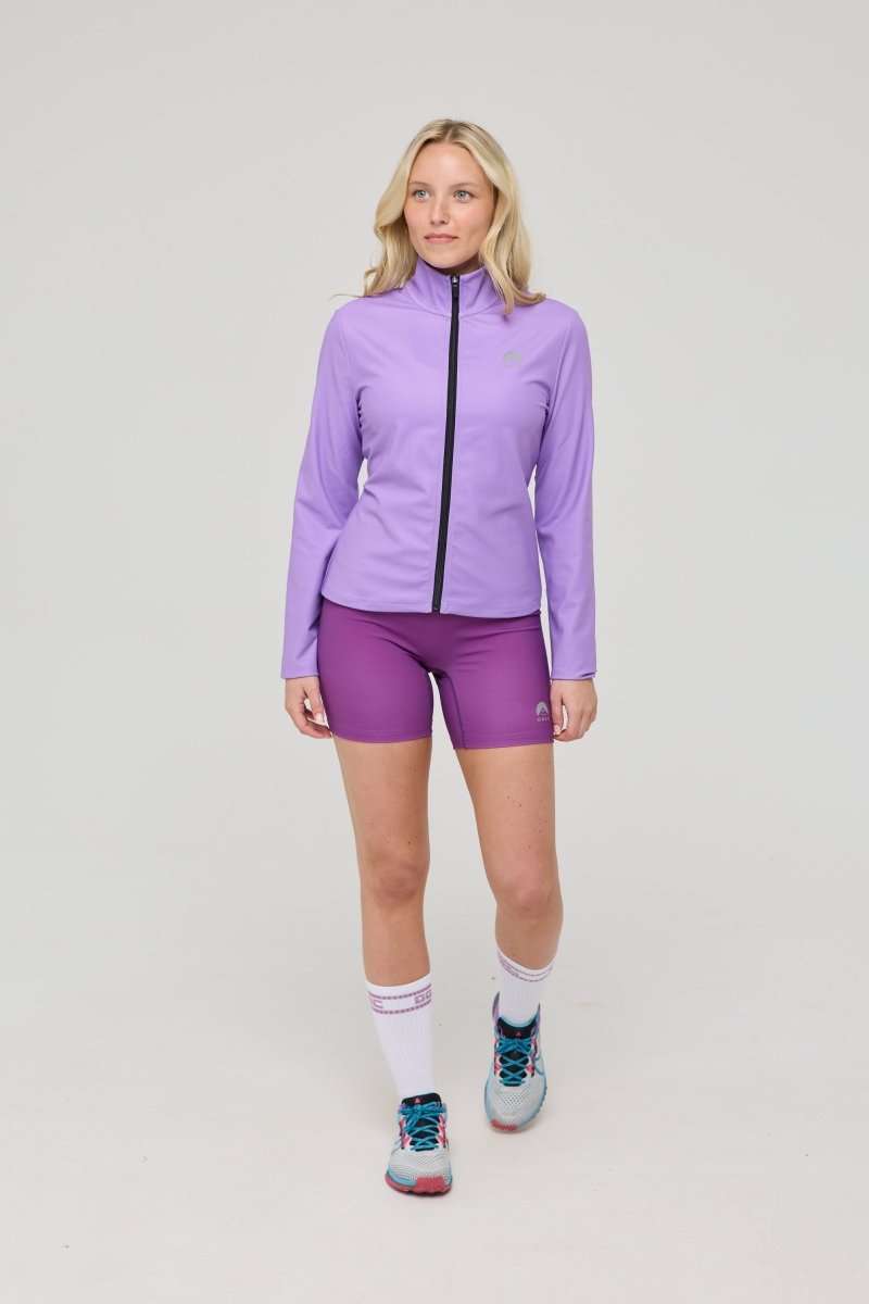 Infinite Cropped Zipped Jacket - Purple - OOSC Clothing - USA