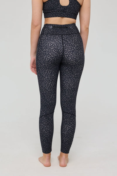 Infinite High Waisted Leggings - Black Leopard - OOSC Clothing