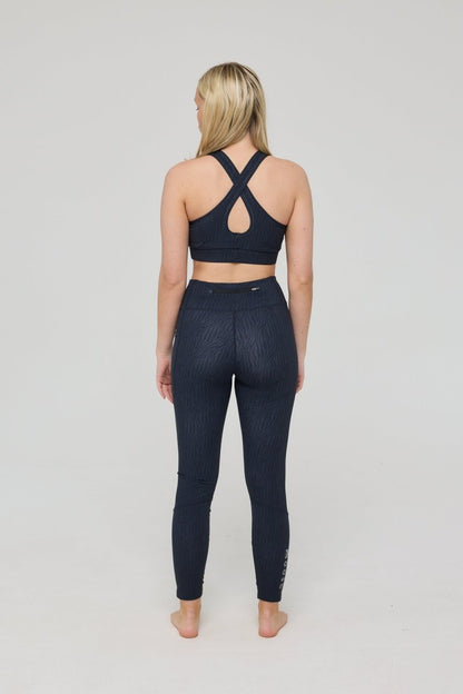 Infinite High Waisted Leggings - Black Tiger - OOSC Clothing - USA
