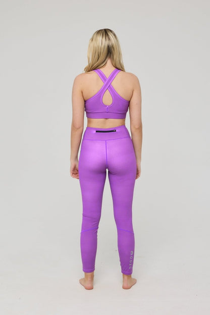 Infinite High Waisted Leggings - Purple - OOSC Clothing - USA