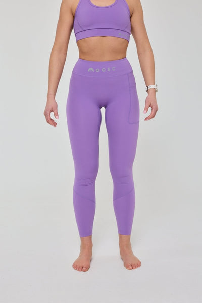 Infinite High Waisted Leggings - Purple - OOSC Clothing - USA