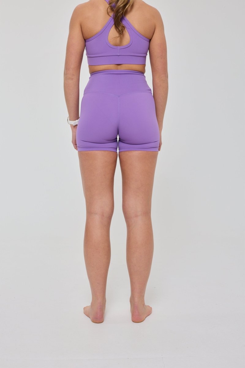 Infinite High Waisted Shorts - Purple - OOSC Clothing - USA