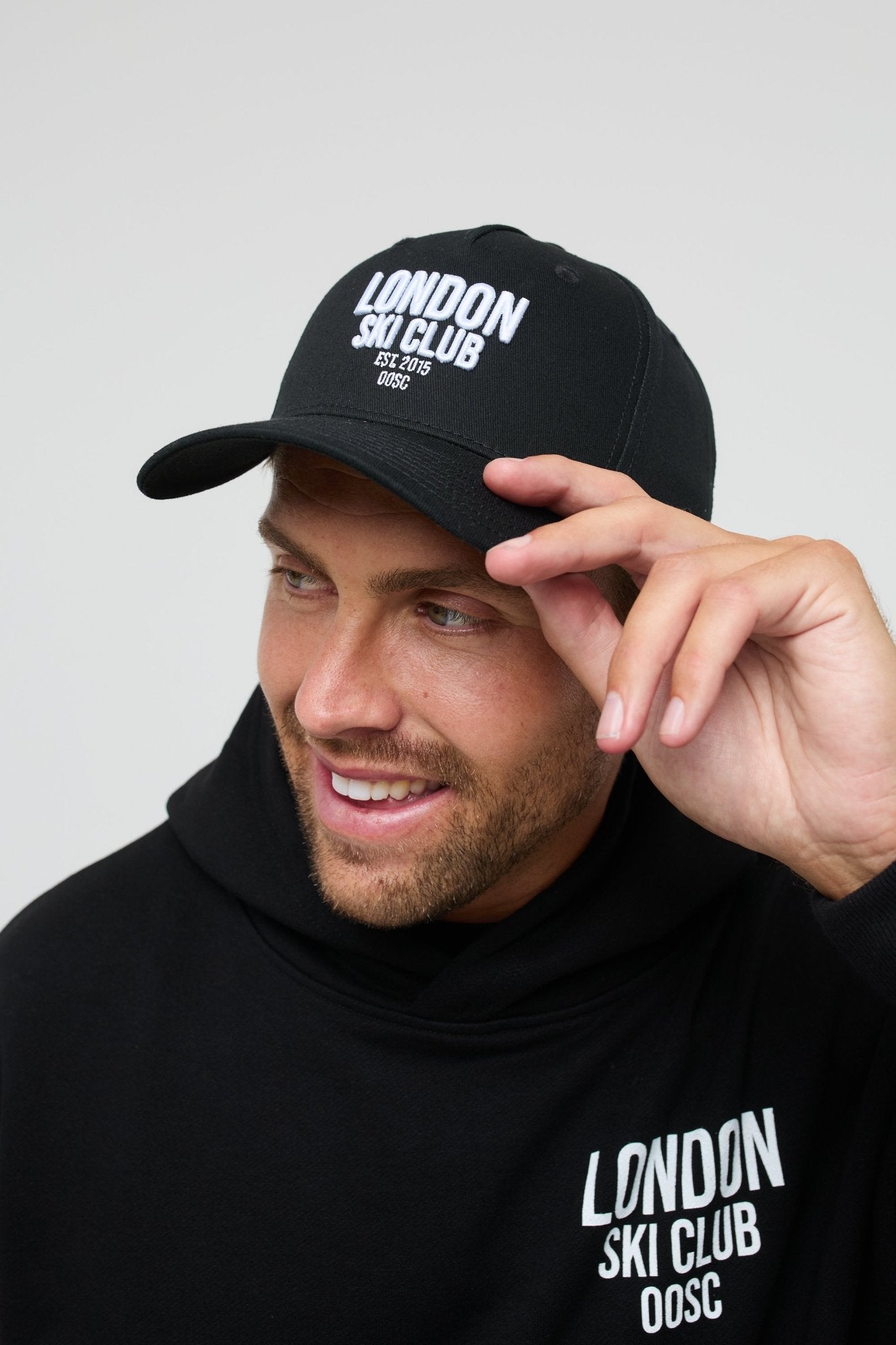 London Ski Club Cap - Black - OOSC Clothing - USA