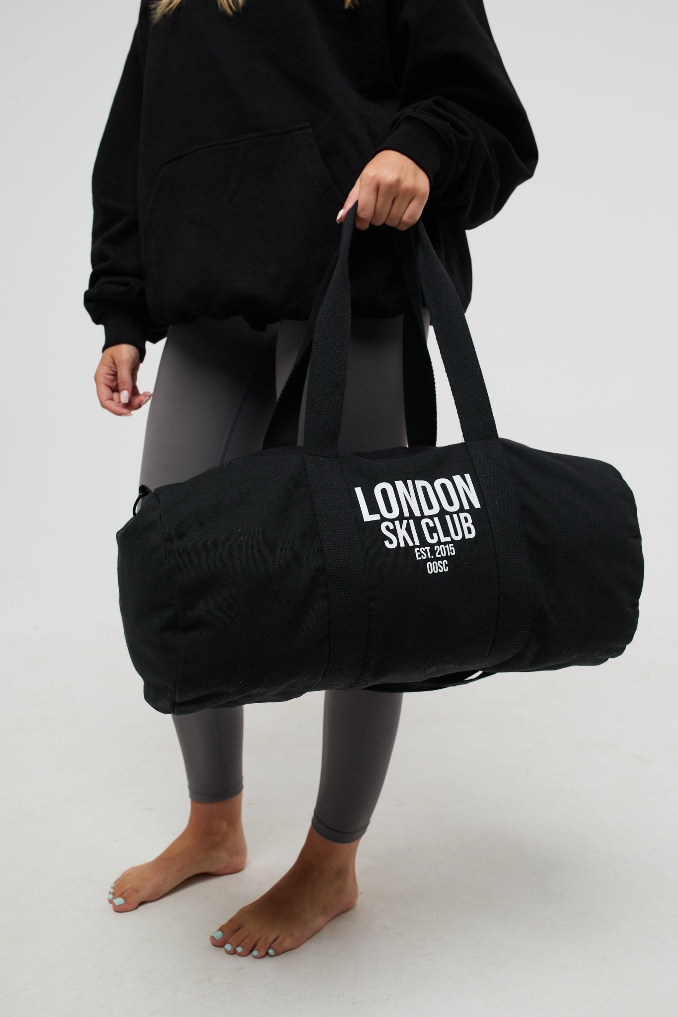 London Ski Club Duffle Bag - Black - OOSC Clothing - USA