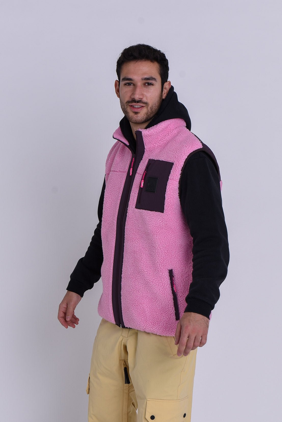 Method Sherpa Vest Dusky Pink - Men's - OOSC Clothing - USA