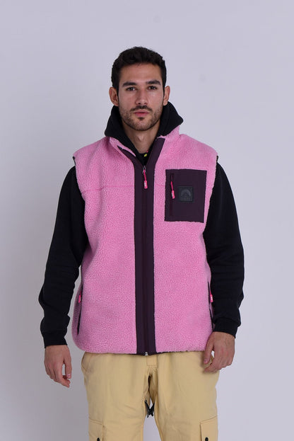 Method Sherpa Vest Dusky Pink - Men's - OOSC Clothing - USA