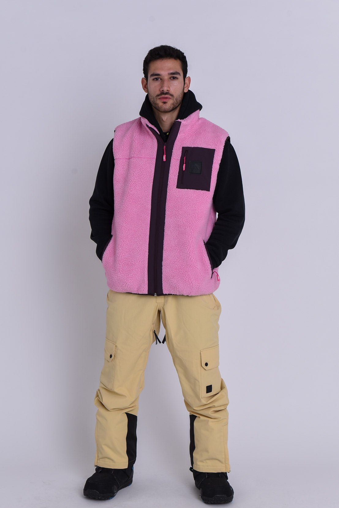 Method Sherpa Vest Dusky Pink - Men's - OOSC Clothing - USA