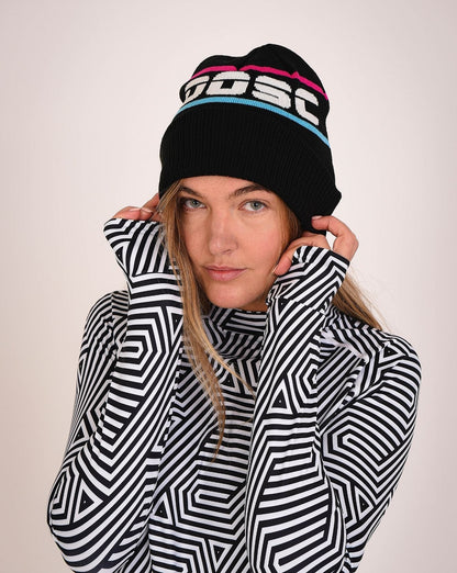 OOSC Après Beanie - Black, Blue, Pink & White - OOSC Clothing - USA