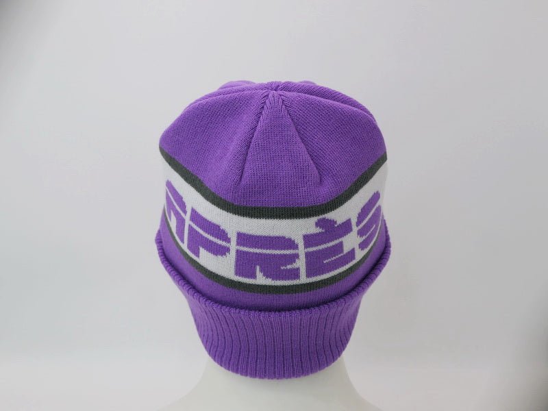 OOSC Après Beanie - Purple, White, Grey - OOSC Clothing - USA