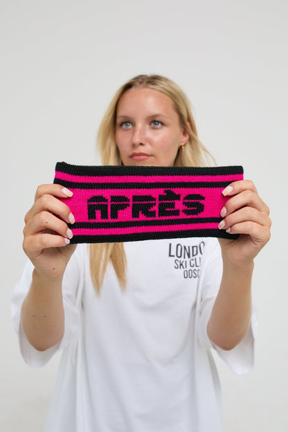 OOSC Après Headband - Black and Pink - OOSC Clothing - USA