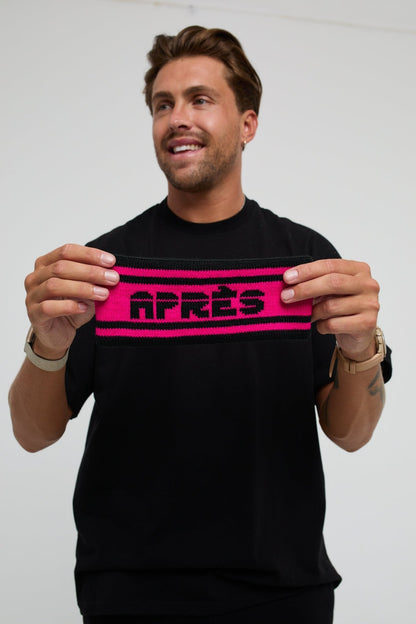 OOSC Après Headband - Black and Pink - OOSC Clothing - USA