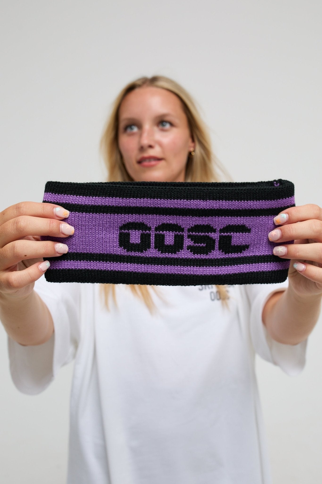 OOSC Après Headband - Black and Purple - OOSC Clothing - USA