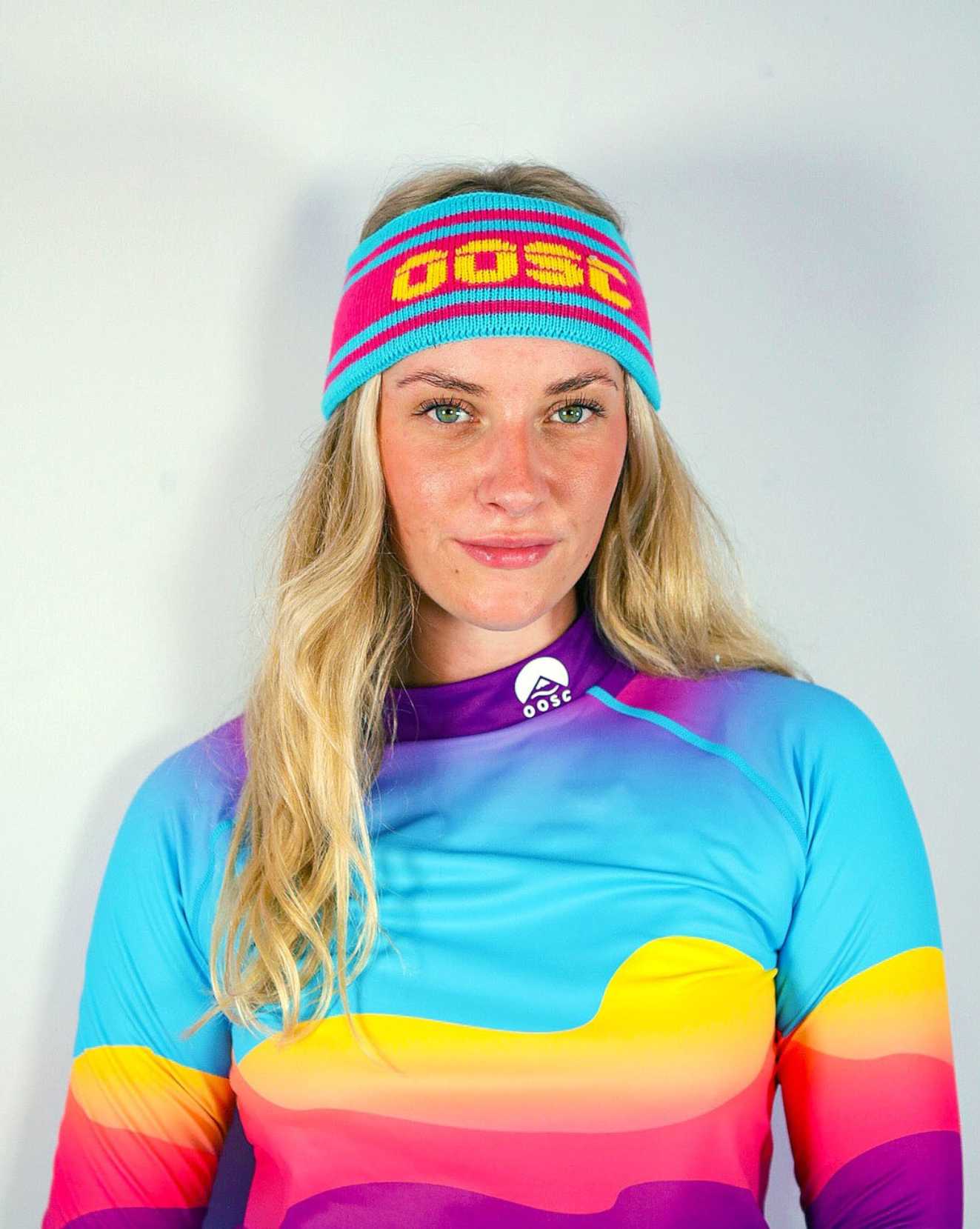 OOSC Après Headband - Blue, Pink, Yellow - OOSC Clothing - USA