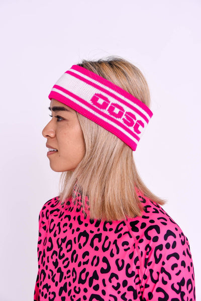 OOSC Après Headband - Pink & White - OOSC Clothing - USA