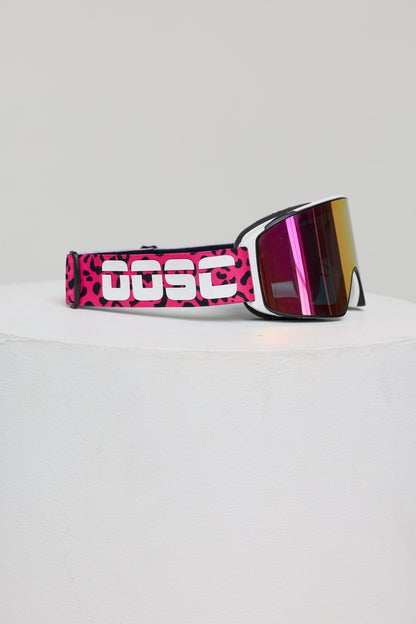 OOSC Boldsight® Ski & Snowboard Goggles - Pink Leopard Print - OOSC Clothing - USA